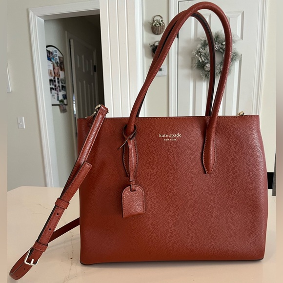 kate spade Handbags - Kate Spade Terracotta Leather Tote